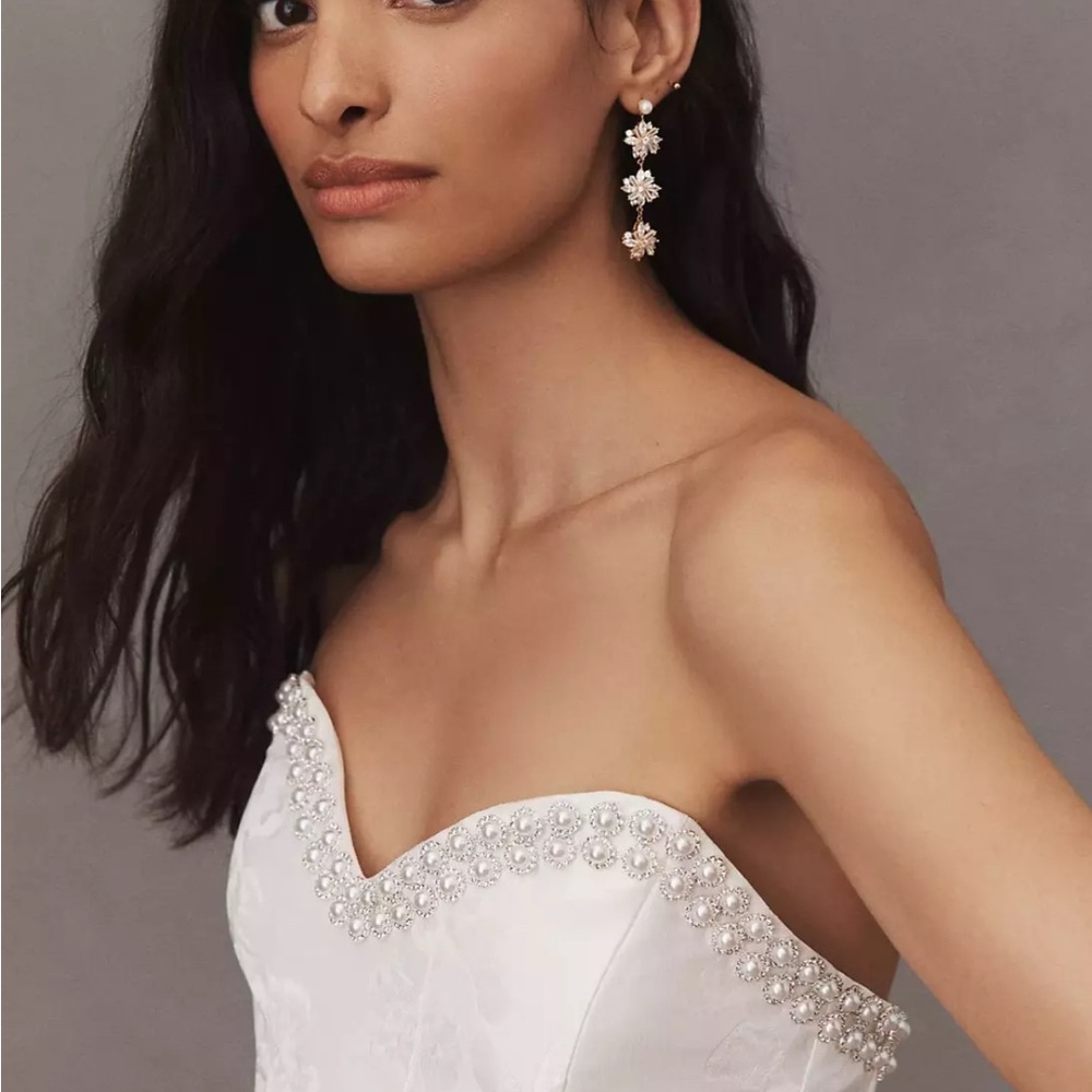 V. Chapman Strapless White Dress - Picture 10 of 15